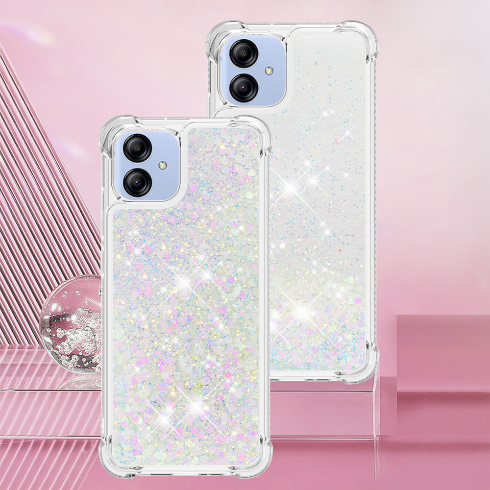 YB Quicksand Series-1 TPU Case for Samsung Galaxy A04e 4G F04 4G M04 4G Quicksand Liquid Sequins Anti-drop Cell Phone Cover YB Quicksand Series-1 TPU Case for Samsung Galaxy A04e 4G F04 4G M04 4G Quicksand Liquid Sequins Anti-drop Cell Phone Cover